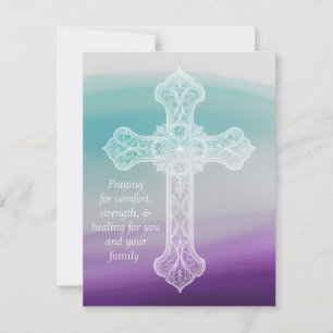 Praying for You - Condolences Postcard