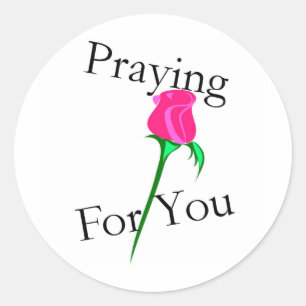 Praying for you sticker