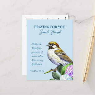 Praying For You Sweet Friend Postcard