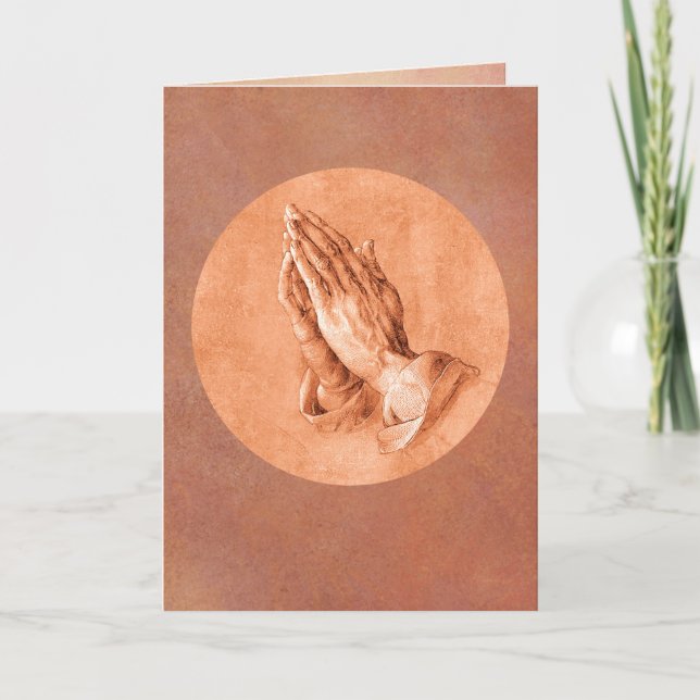Praying Hands Card (Front)