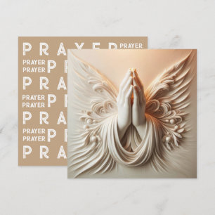 Praying Hands In Soft White Tones