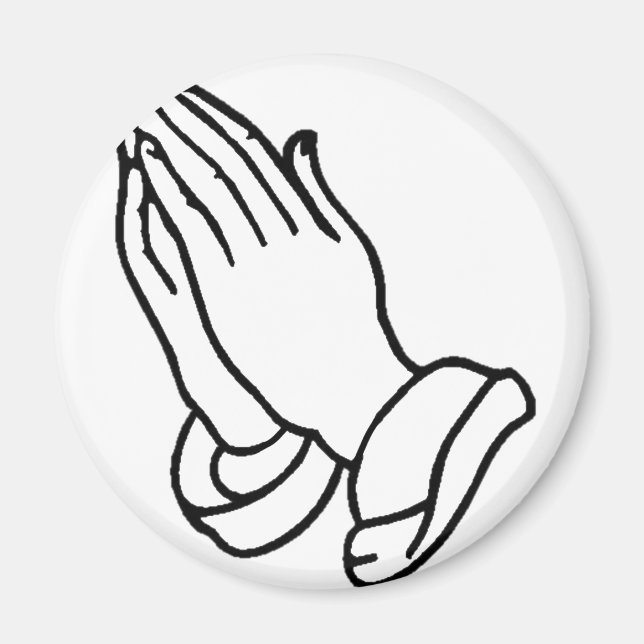 Praying Hands Magnet (Front)