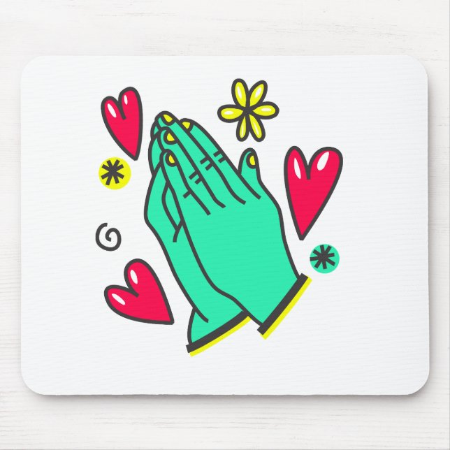 Praying Hands  Mouse Pad (Front)