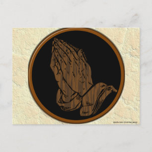 PRAYING HANDS POSTCARD