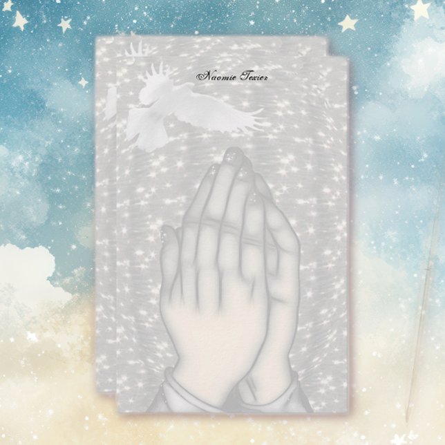 Praying Hands Stationery (Creator Uploaded)