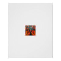 Praying Hands Third Eye Radiant Rings Poster