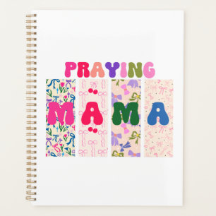 Praying Mama Croquette Bow Affirmation Floral Planner