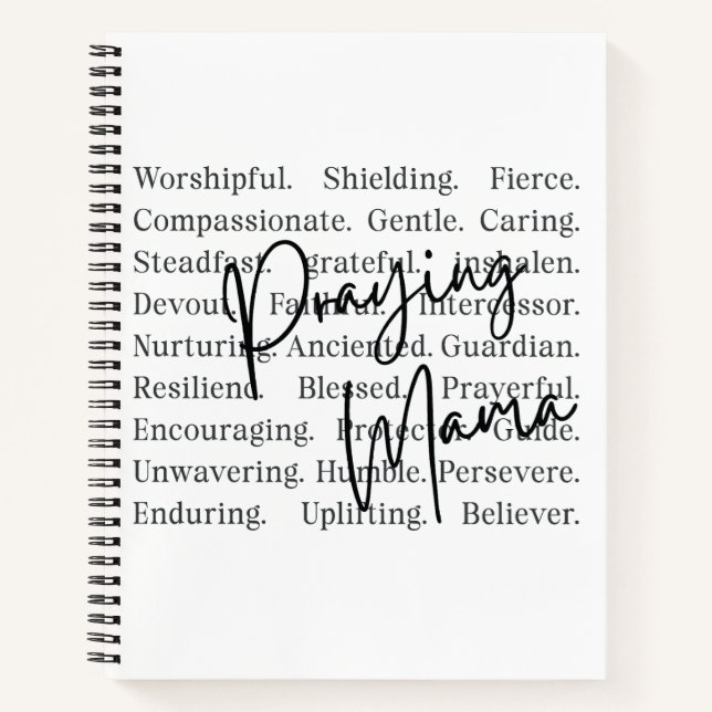 Praying Mama Notebook Journal (Front)