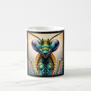 Praying Mantis 300724IREF217 - Watercolor Coffee Mug