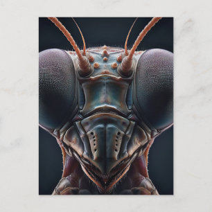 Praying Mantis Close up Macro Postcard
