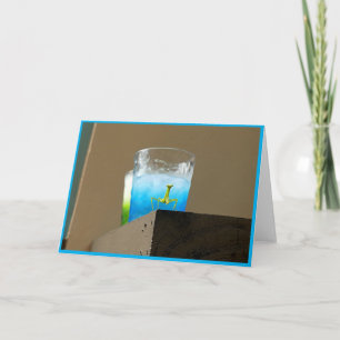 Praying Mantis Folded Greeting Card
