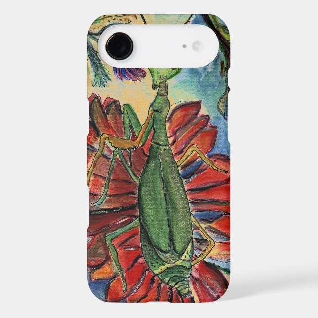Praying Mantis IPhone case (Back)
