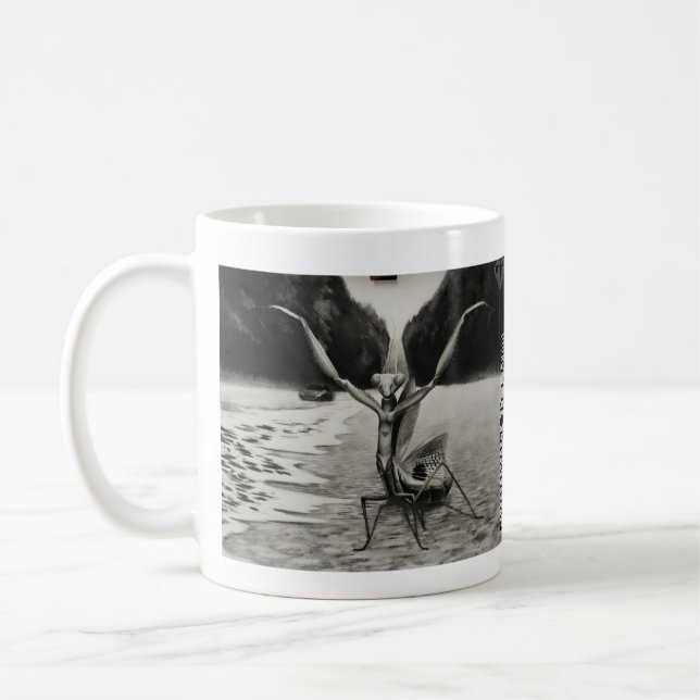 Praying Mantis Mug (Left)