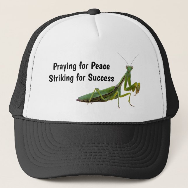 Praying Mantis Personalized Trucker Hat (Front)