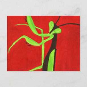 Praying Mantis Postcard