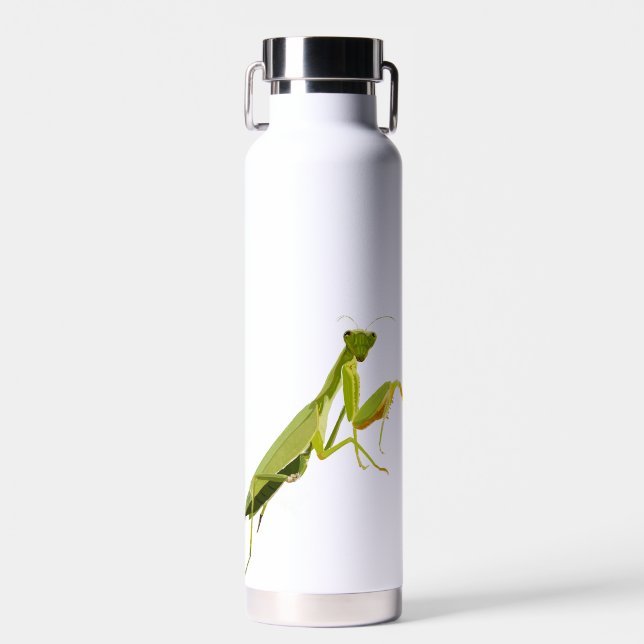 Praying Mantis Water Bottle (Front)
