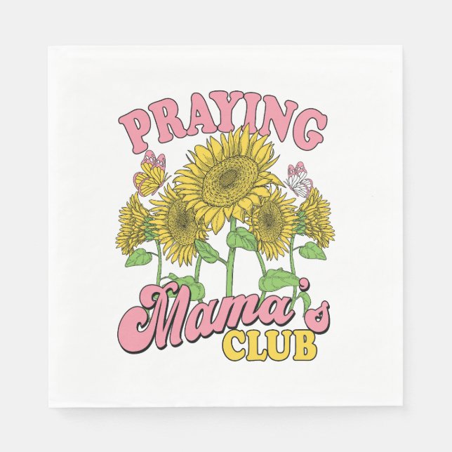 Praying Mother Club Napkin (Front)