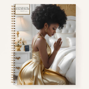 Praying Mother Elegant Soft Cover Notebook