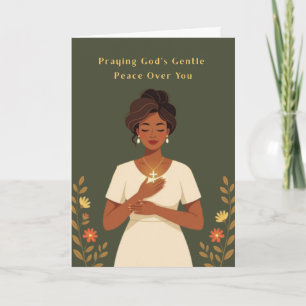 Praying Peace Greeting Card