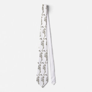 Praying Skeleton Neck Tie