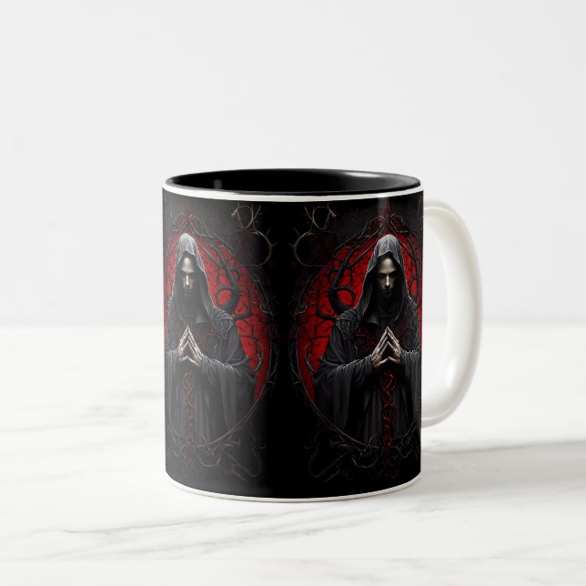 Praying & Spirituality Two-Tone Coffee Mug (Front Right)