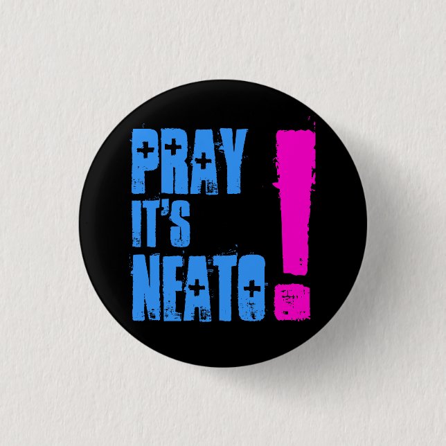 PrayItsNeato! 1 Inch Round Button (Front)