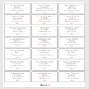 Pre-Addressed Address Labels