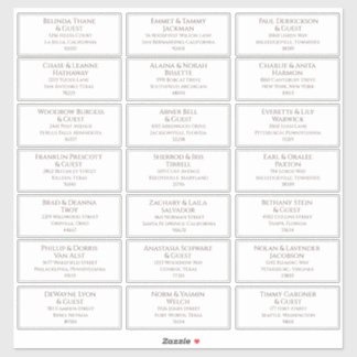 Pre-Addressed Address Labels