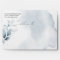 Pre-Addressed Watercolor Blue Envelope