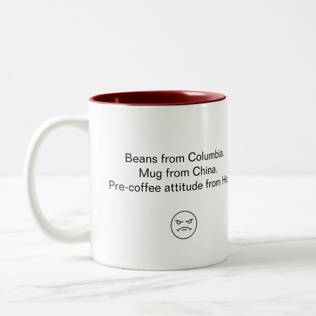 Pré-café Attitude tasse de café (Gauche)
