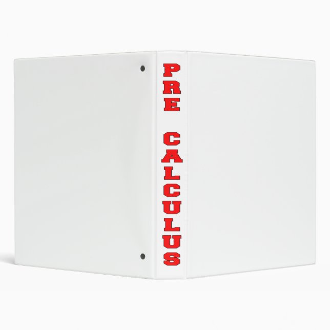 Pre Calculus Binder (Background)