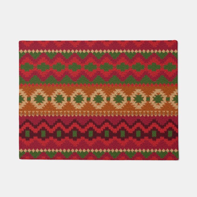 Pre-columbian America Aztec Inca Mayan Rug Theme (Front)