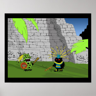 Pre-Columbian Hedgehogs Poster