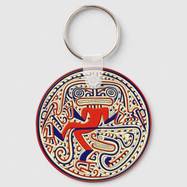 Pre-Columbian mythological animal Keychain (Front)