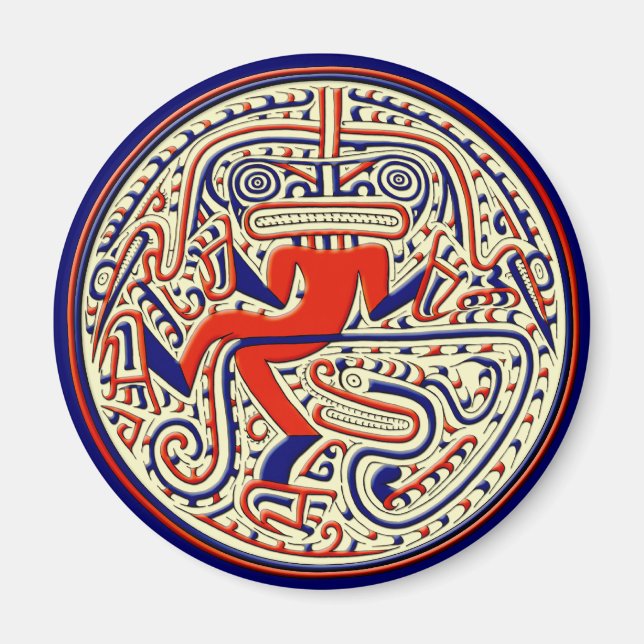 Pre-Columbian mythological animal Magnet (Front)