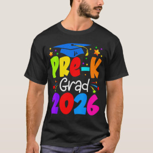 Pre Grad 2026 Preschool Graduation Graphic Art T-Shirt