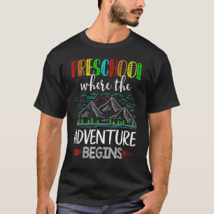 Pre K Adventure Begins Teacher Team Pre K Squad Gi T-Shirt