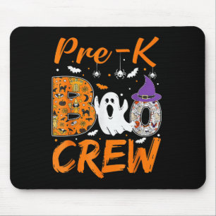 Pre K Boo Crew Teacher Student Halloween Pre Kinde Mouse Pad