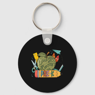 Pre-k Camo Back To School Gifts Teacher First Day  Keychain