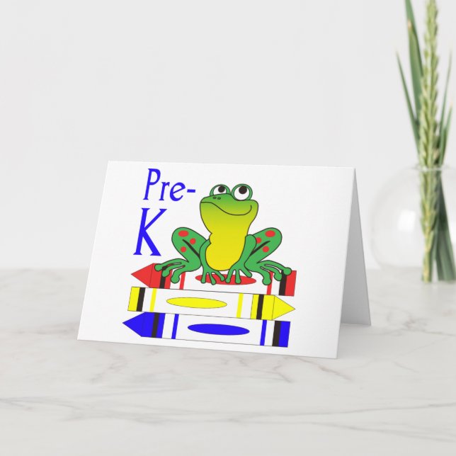 Pre-K Card (Front)