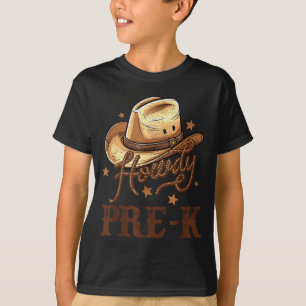Pre K Country Howdy K Pre Western Rodeo Teacher Me T-Shirt