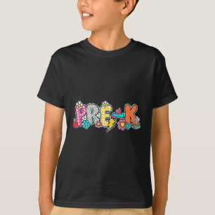 Pre-k Dream Team Back To School Dalmatian Dots T-Shirt