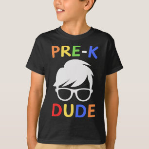 Pre-k Dude Kids Back To School First Day Of Presch T-Shirt
