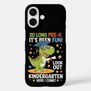 Pre K Graduate Kindergarten Dinosaur T Rex iPhone 16 Case