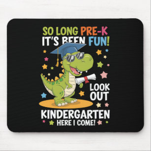 Pre K Graduate Kindergarten Dinosaur T Rex Mouse Pad
