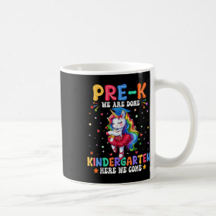 Pre-k Graduation 2025 Unicorn Girls Preschool Grad Coffee Mug