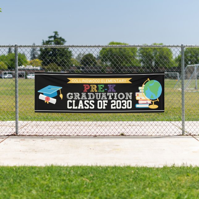 Pre-K Graduation Ceremony or Party  Banner (Insitu)