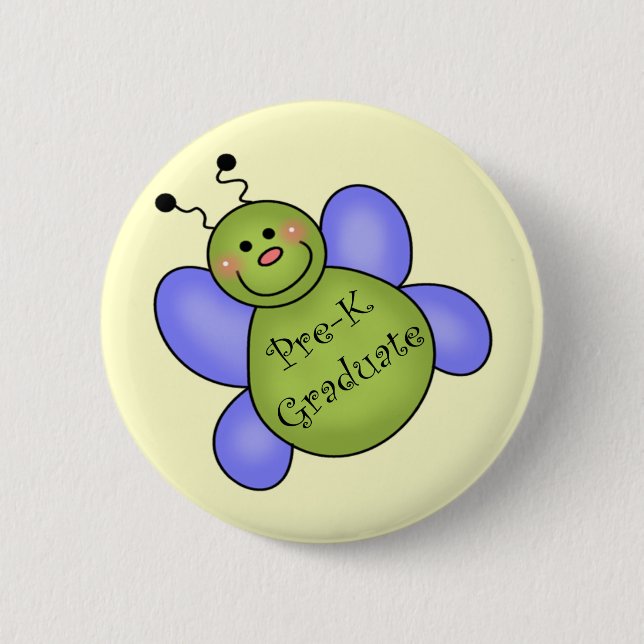 Pre-K Graduation Gifts 2 Inch Round Button (Front)