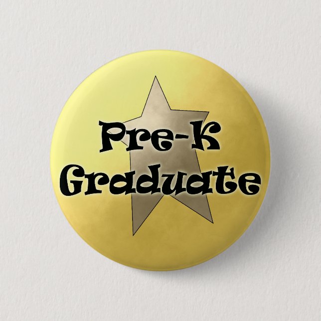 Pre-K Graduation Gifts 2 Inch Round Button (Front)