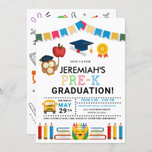 Pre-K Graduation Invitation
